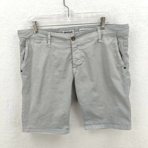 Nuvolari Roma Italia 2nd Skin Series Vintage Bermuda Hawk Shorts Grey Men's 38